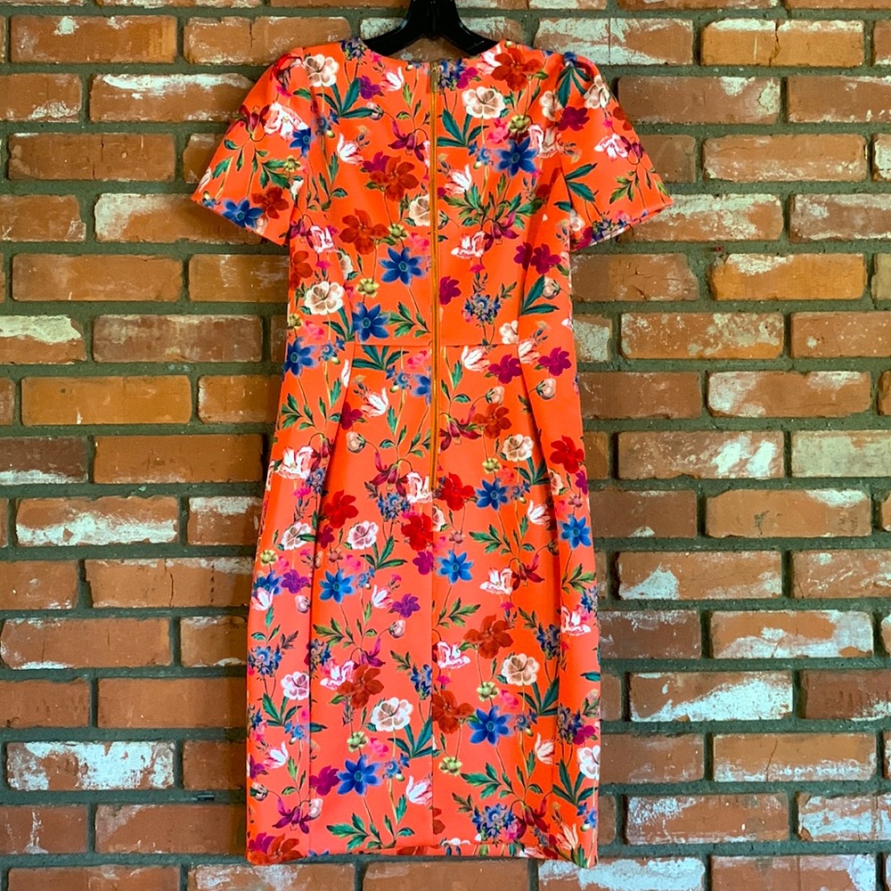 Calvin Klein bodycon floral dress ss 10 - Picture 3 of 3